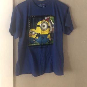 RUFF HEWN SHORT SLEEVE BLUE T-SHIRT